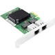 Сетевая карта LR-LINK Lianrui LREC9222HT PCIEx1 Gigabit Dual-Port Server I350-T2, подходит для серверов, промышленных камер и GigE. - изображение 2