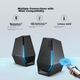 Игровые колонки EDIFIER HECATE G1500, настольные колонки для киберспорта 2.0, Bluetooth 5.3, высокое качество звука, подарок для домашнего мультимедийного компьютера, цвет: темно-серый металлик. - изображение 9