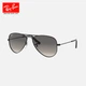 Детские солнцезащитные очки Ray-Ban 0RJ9506S в стиле «авиатор», размер 52 - изображение 4