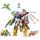 Игрушка-трансформер DISON Transforming Alliance 2 War God Optimus Prime, машинка для мальчиков, робот «пять в одном», подарок на день рождения для детей, новогодний подарок. - изображение 3