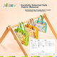 Тканинна книжка Jollybaby на липучці, що відривається, іграшка для прорізування зубів у дитини, міцна, стійка до розривів іграшка, дитячий подарунок, книжка-відрив - у стилі джунглів - зображення 7
