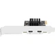 Плата EB-LINK PCIE расширения Dual Type-C высокоскоростная для ПК - изображение 1
