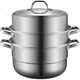 Пароварка COOKER KING нержавеющая сталь 304 трехслойная, 26 см - изображение 3