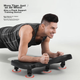 Тренажер для пресса Li-Ning Elbow Support Ab Wheel Plank Training Device Roller для домашних тренировок и фитнеса, предназначенный для мужчин. - изображение 5