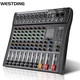 Комплект WESTDING звукової системи для дому KTV, підсилювач Bluetooth, 8-канальний мікшер MC08 - зображення 9