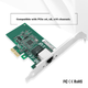 LR-LINK Lianrui LREC9204CT Гигабитная проводная сетевая карта для настольных компьютеров, однопортовый PCIe, чип Intel I210 - изображение 6