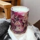 Свічка ароматична парафінова арома свічка ручної роботи декоративна свічка ароматизована з парафіну з пелюстками півонії 35 годин горіння аромат цитрус - зображення 2