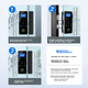 Замок Realand с отпечатком пальца для стеклянных дверей, Bluetooth, офисный, ZD708 - изображение 4