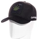 Бейсболка тракер универсальная коттоновая кепка Cannabis Sub21794 L / 57-58 Черный - изображение 1