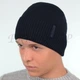 Шапка мужская на флисовой подкладке с отворотом теплая зимняя Alex Al19305 L / 57-58 Темно-синий - изображение 2