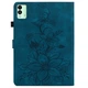 Защитный чехол UniCase Flower для TECNO Megapad 11 - Blue - изображение 6