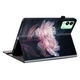 Защитный чехол Deexe Flower для TECNO Megapad 11 - Purple Peony - изображение 4