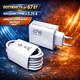 Зарядное устройство 67W сетевой адаптер с кабелем USB Type C быстрая turbo для смартфонов планшетов и мобильных устройств для дома поездок и офиса - изображение 3