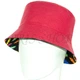 Панама двухсторонняя из хлопковой ткани стильная модная универсальная Alex Subp22800 L / 57-58 Розовый - изображение 1