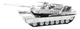 Металевий 3D конструктор "Tank - M1 Abrams", Metal Earth, MMS206 - изображение 1