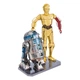 Металевий 3D конструктор "Star Wars C-3PO & R2-D2", Metal Earth, MMG276 - изображение 2