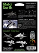 Металевий 3D конструктор "Літак SR71 Blackbird", Metal Earth, MMS062 - изображение 8