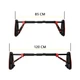Турник раздвижной Cornix Elite+ 85-120 см XR-0294 Black/Red - изображение 2