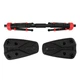 Турник раздвижной Cornix Elite+ 85-120 см XR-0294 Black/Red - изображение 9