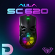 Миша бездротова Aula SC 620 з акумулятором та підсвічуванням 2,4G+Bluetooth Black - зображення 2
