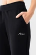 Штани Avecs чорні з трикотажу "Double face" 50548/1 XL - изображение 6