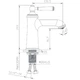 Змішувач для раковини Imprese HYDRANT, 35 мм - изображение 2