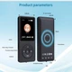 Многофункциональный MP3-плеер SWOFY M200, Bluetooth 5.2, FM, функция возобновления прослушивания с места остановки, внешний динамик + наушники - изображение 8