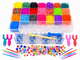 Набір для плетіння браслетів Loom Bands 8400 гумок - кейс 22 кольори з верстатом і аксесуарами - зображення 1