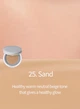 Лёгкий стойкий тональный кушон для лица Rom&Nd Nu Zero Cushion 05 Sand 25 (песочный) - изображение 2