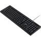 Клавиатура AOC KB100B USB UA Black (KB100B/97) - изображение 2
