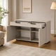 Стильний комод Nola 1200х450х750 з шухлядами та полицями Кашемір - зображення 3
