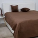 Покривало ТЕП VELOUR Мозаїка велюр євро 240х260 см Коричневий (55900240260) - зображення 2