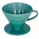 Керамический Пуровер Hario V60 02 Turquoise Бирюзовий - изображение 1