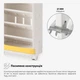 Детский стеллаж-книжная полка Mealux Brooks White-Yellow (KD-E041 White / Yellow) - изображение 6