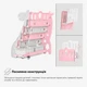 Дитячий стелаж Mealux Raffo Pink (KD-E042 Pink) - зображення 6