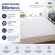 Синтетичний наматрацник на резинці Billerbeck 80x190 см, білий - зображення 2