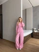 Жіночий класичний костюм (сорочка+брюки) Uaclothes 42 Рожевий (like38167-185991349) - зображення 1