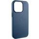 Кожаный чехол Leather Case MagSafe для iPhone 14 Pro Indigo Blue - изображение 1