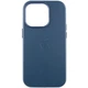Кожаный чехол Leather Case MagSafe для iPhone 14 Pro Indigo Blue - изображение 2
