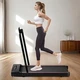 Складна бігова доріжка до 150 кг з потужністю 3.0 HP та LED-дисплеєм для бігу та ходьби будинку та квартири YXT003 Black тихий та компактний кардіотренажер до 10 км/год з пультом управління - зображення 8