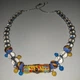 Шелесты -Бусы стекла ручной работы и Кристаллы с покрытием Aurora Borealis ISTA Lampwork N 231 56 см - изображение 1