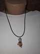 Скляний підвіс ISTA Lampwork на каучуковому шнурі 44-48см, R24 - зображення 1