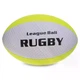 Мяч для регби Zelart RUGBY Liga ball №5 Бело-желтый (резиновый, рельефная поверхность) - изображение 1
