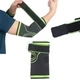 Бандаж на локоть с ремнем компрессионный эластичный Elbow Support, ортопедический фиксатор для поддержания и защиты локтевого сустава, налокотник для спорта, реабилитации, после травм, универсальный размер - изображение 5