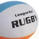 М'яч для регбі Zelart RUGBY Liga ball №5 Біло-синій (гумовий, рельєфна поверхня) - зображення 3