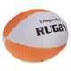 Мяч для регби Zelart RUGBY Liga ball №5 Бело-оранжевый (резиновый, рельефная поверхность) - изображение 4