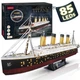 Конструктор пазл Титанік Titanic 3D з підсвічуванням CubicFun 266 дит Різнобарвний (28732) - зображення 9