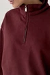 Зимовий однотонний спортивний костюм із затяжками Lurex Бордовий L (91356) - зображення 4
