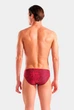 Плавки для плавання чоловічі Arena SNAKESKIN SWIM BRIEFS 010162-400 105 Червоний - зображення 5