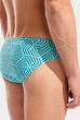 Плавки для плавання чоловічі Arena WATER MAZE ALLOVER SWIM BRIEFS 011887-580 95 Бірюзовий - зображення 3